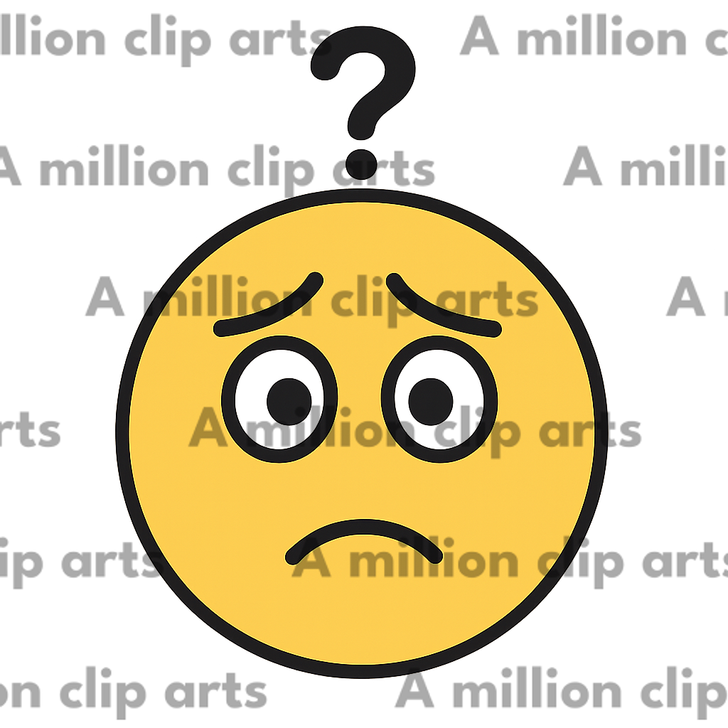 Worried Emoji clipart