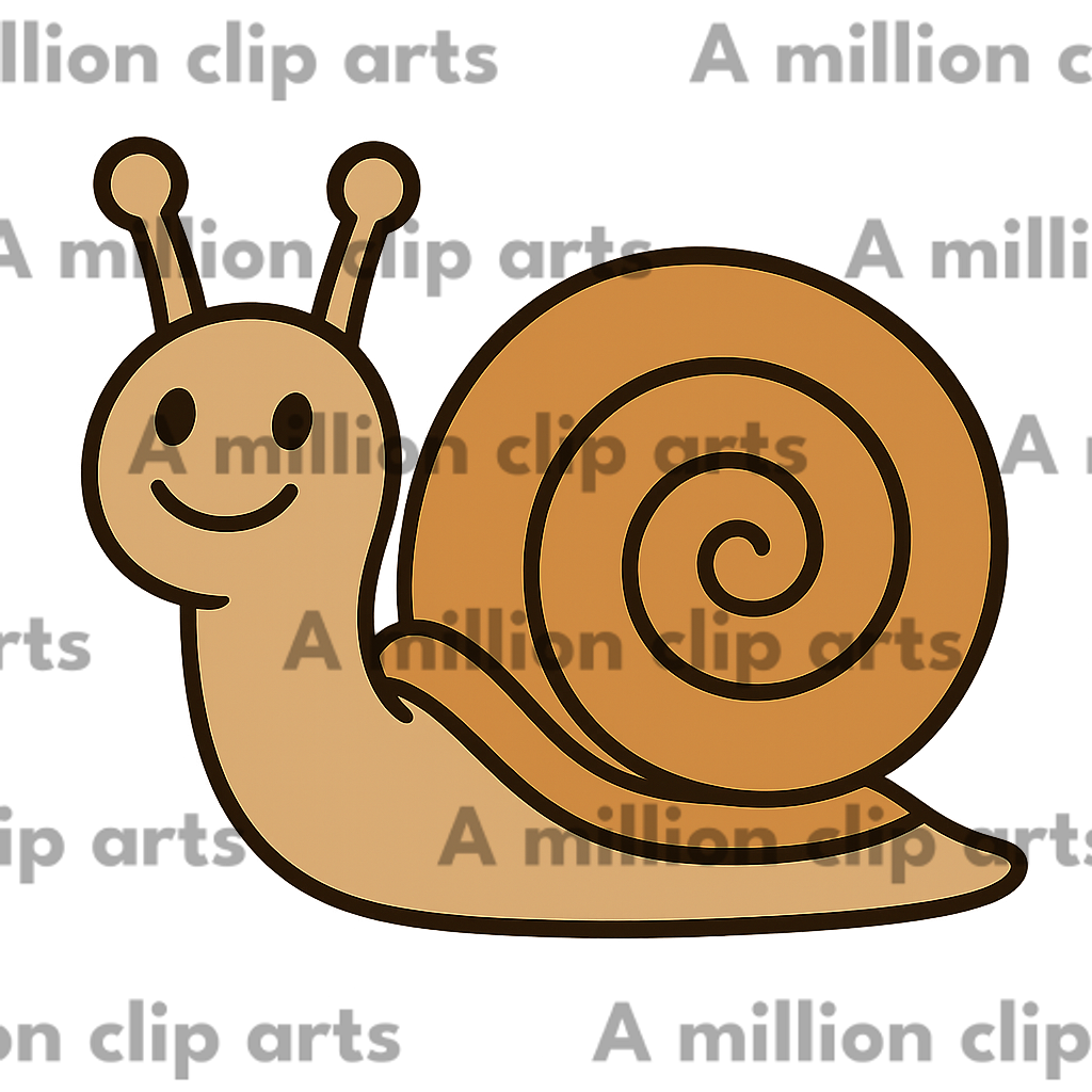 Happy Snail clipart