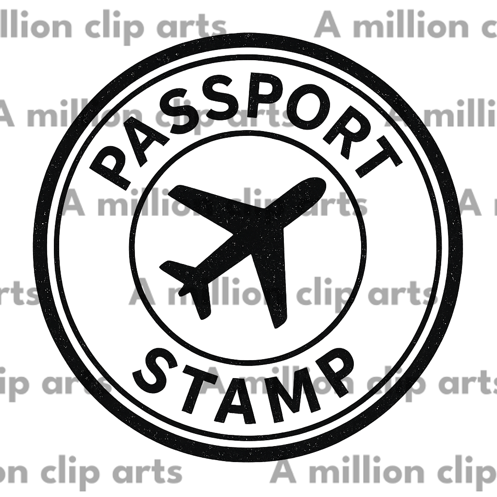 Passport Stamp clipart