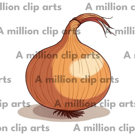 Brown Onion clipart