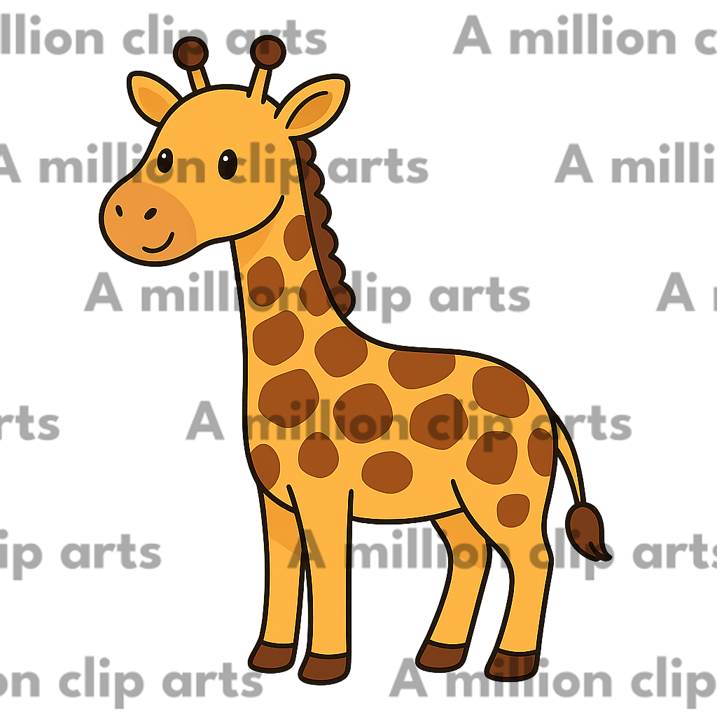 Cartoon Giraffe clipart