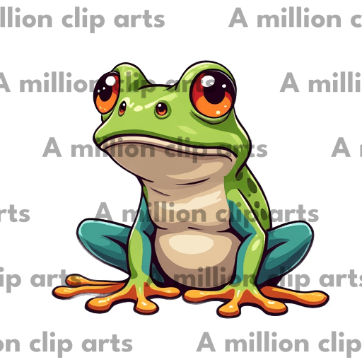 Cartoon Frog clipart