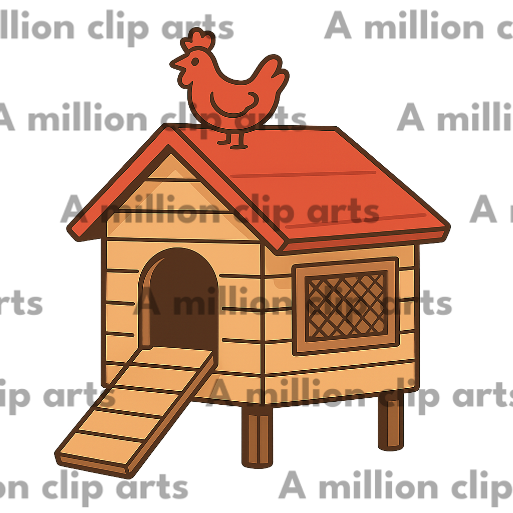 Chicken Coop clipart