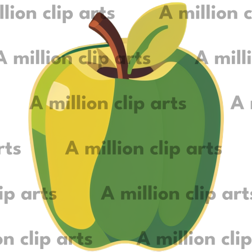 Green Apple clipart