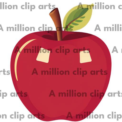 Red Apple clipart