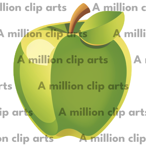 Green Apple clipart