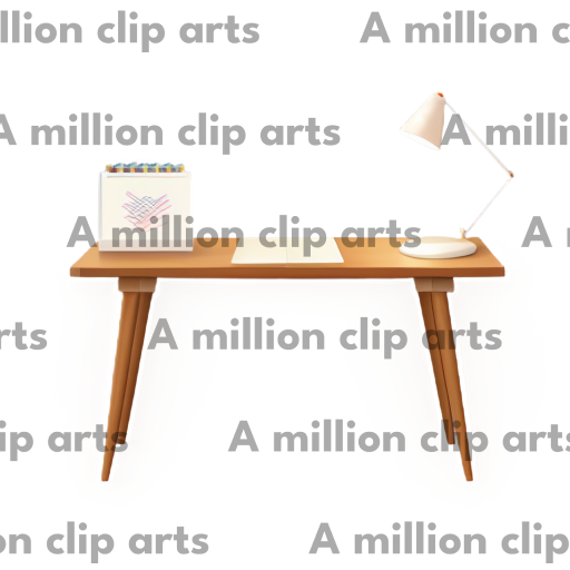 Desk Setup clipart