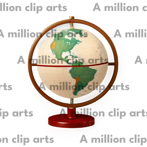 Vintage Globe clipart