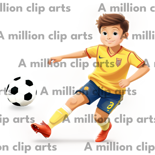 Soccer Boy clipart