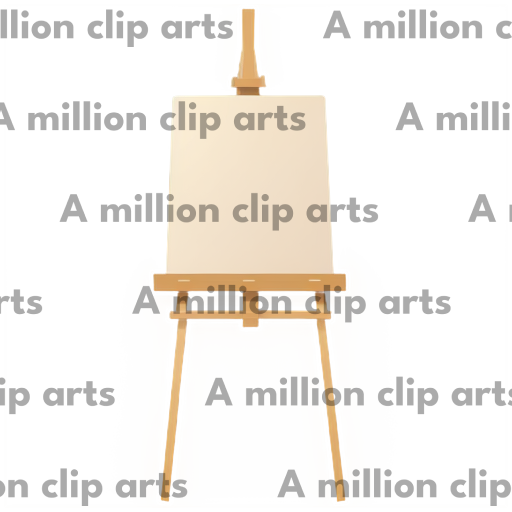 Blank Easel clipart