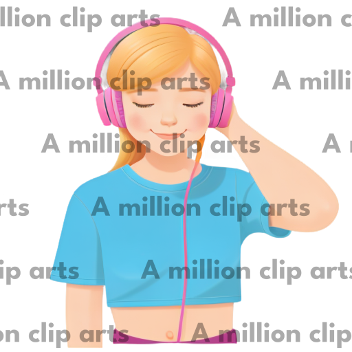 Music Girl clipart