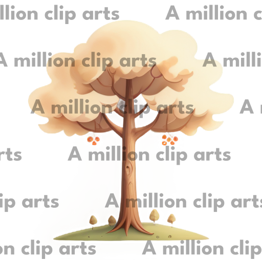 Fluffy Tree clipart