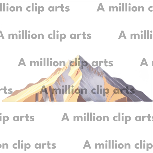 Sunset Mountain clipart