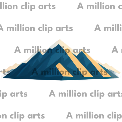 Abstract Mountains clipart