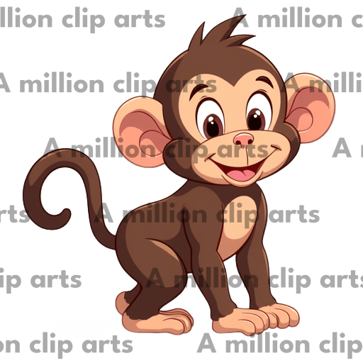 Cartoon Monkey clipart