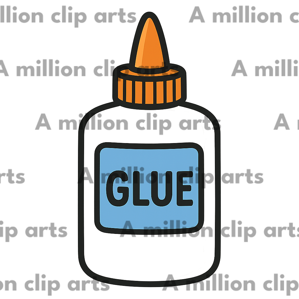 Glue Bottle clipart