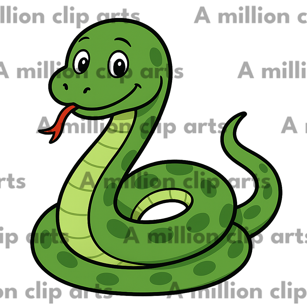 Friendly Snake clipart