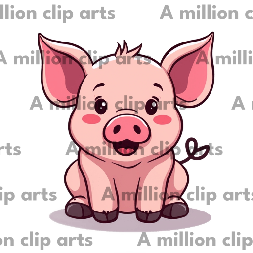 Cartoon Pig clipart