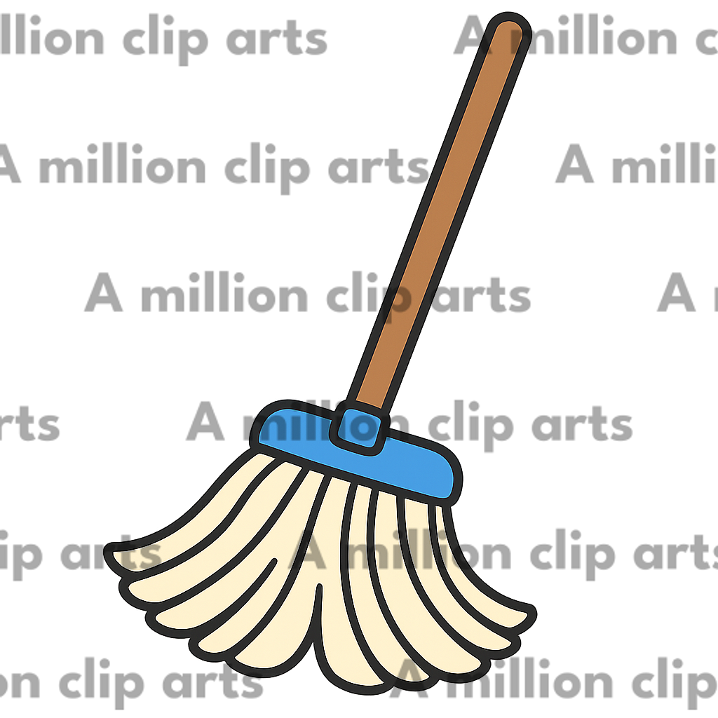 Mop Illustration clipart
