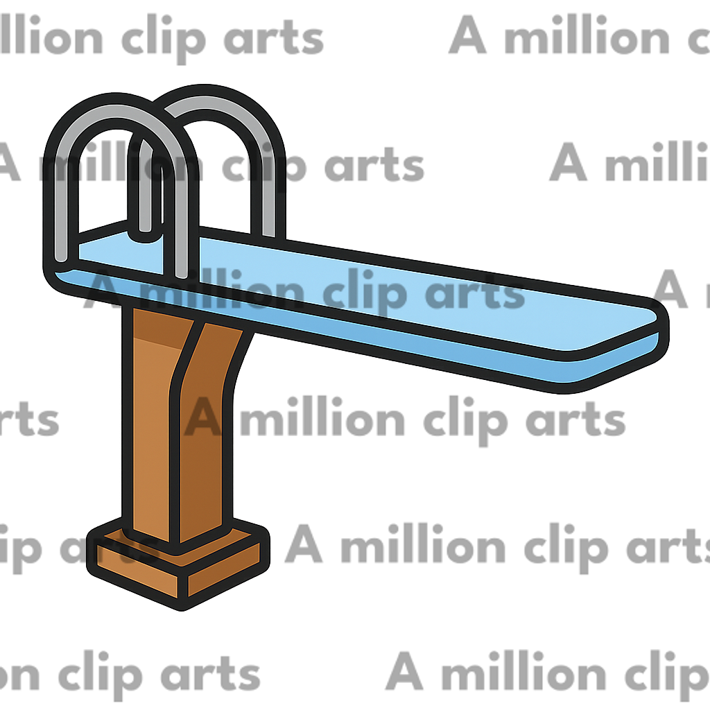Diving Board clipart