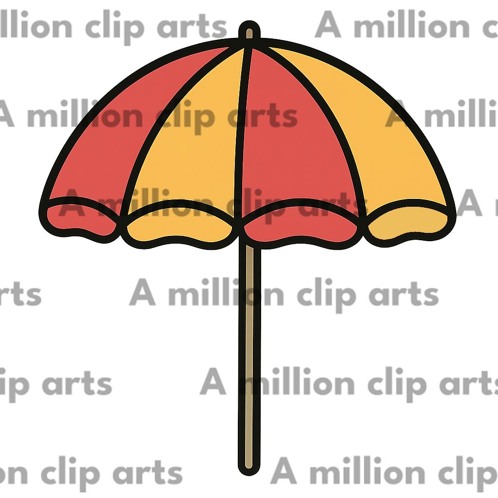 Beach Umbrella clipart