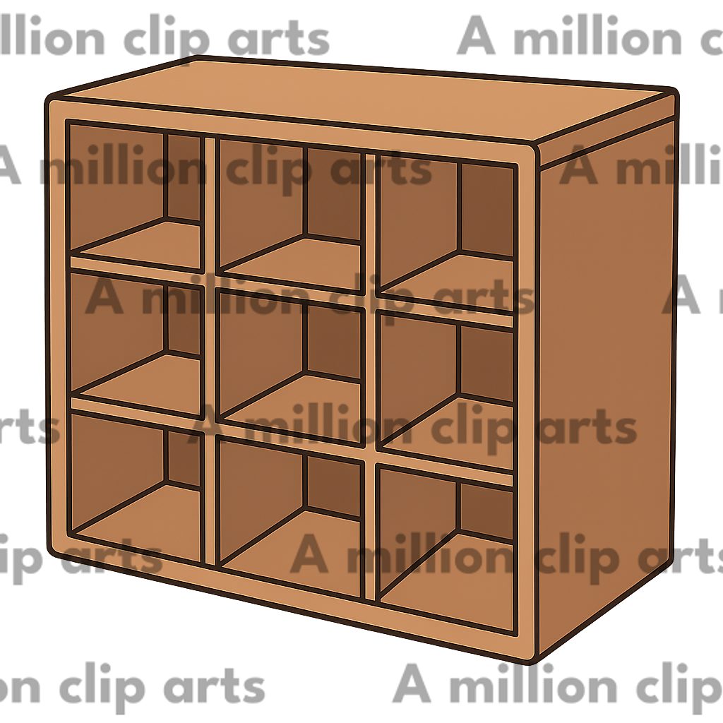 Wooden Shelf clipart