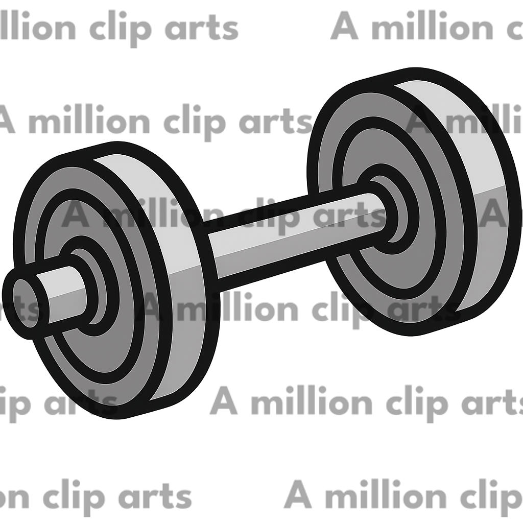 Dumbbell Clipart clipart