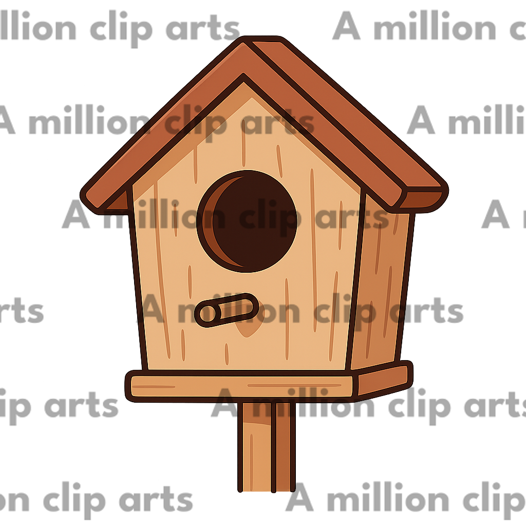 Wooden Birdhouse clipart