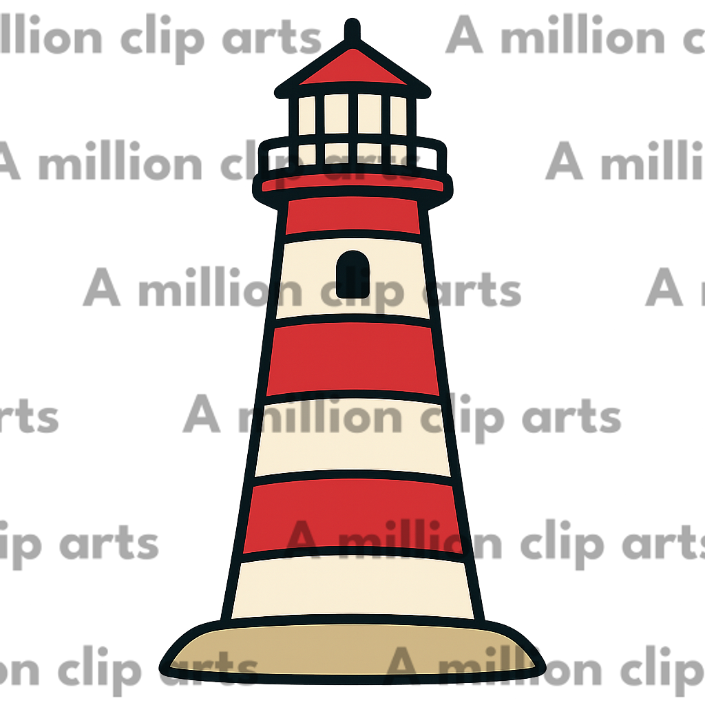 Lighthouse Illustration clipart