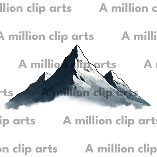 Snowy Mountain clipart