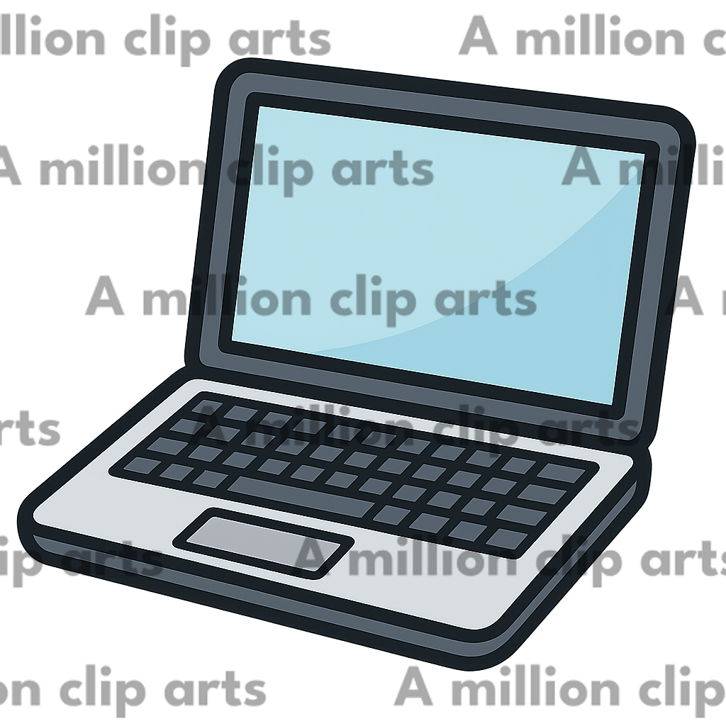 Modern Laptop clipart