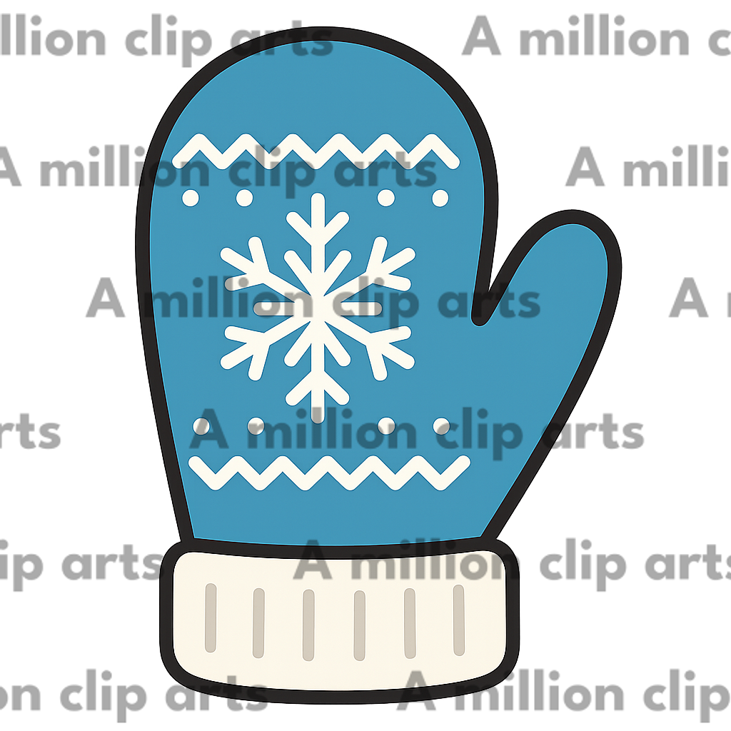 Winter Mitten clipart