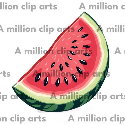 Watermelon Slice clipart