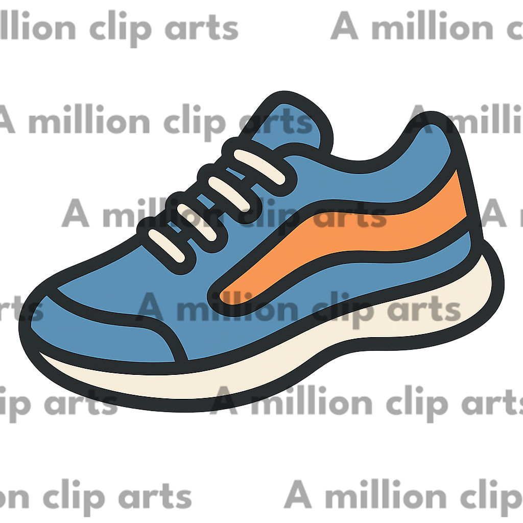 Running Shoe clipart