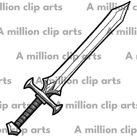 Medieval Sword clipart