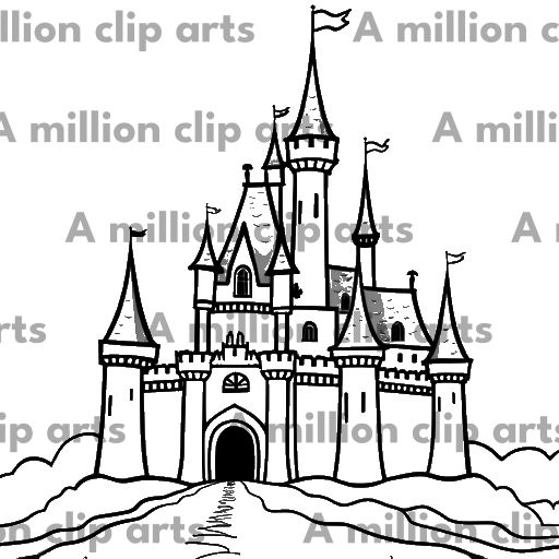 Fantasy Castle clipart