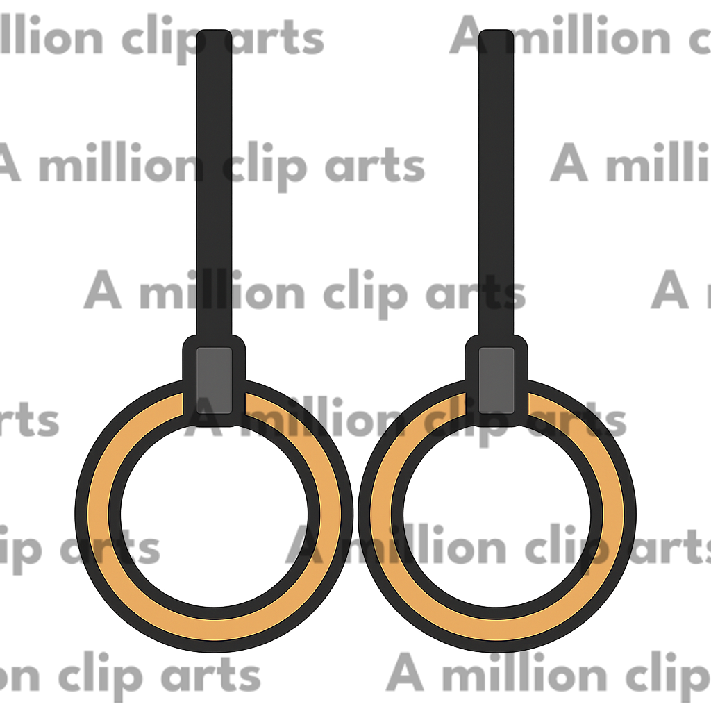 Gymnastic Rings clipart