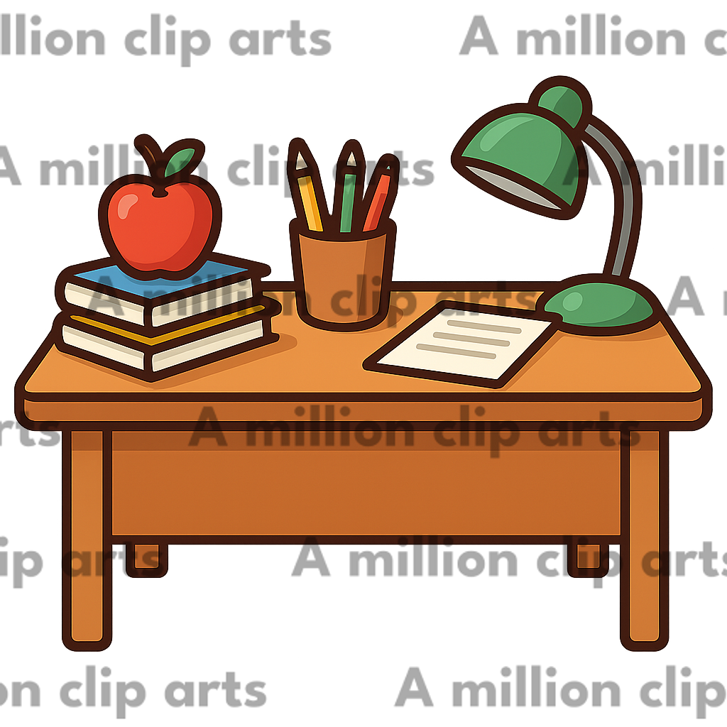 Study Desk clipart