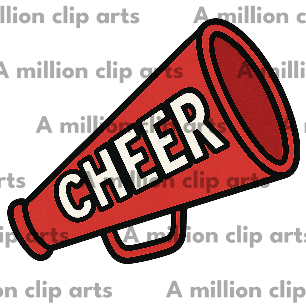 Cheer Megaphone clipart