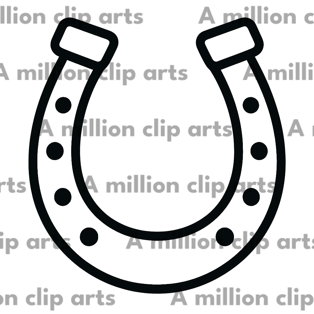 Lucky Horseshoe clipart