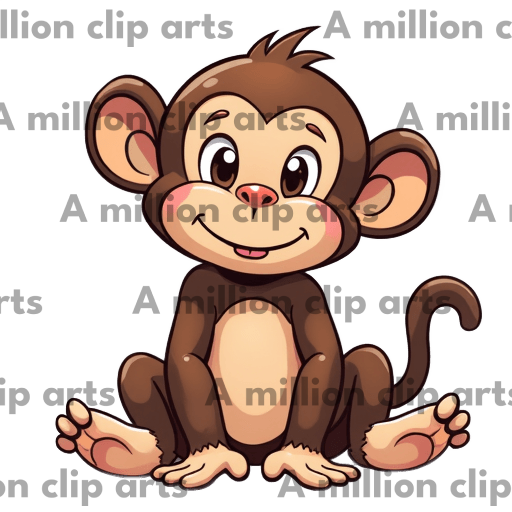 Cartoon Monkey clipart