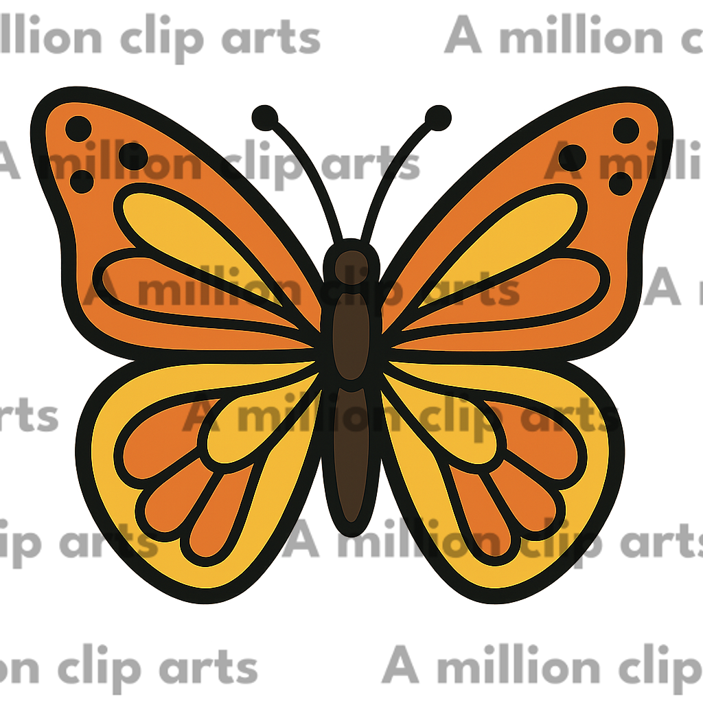 Colorful Butterfly clipart