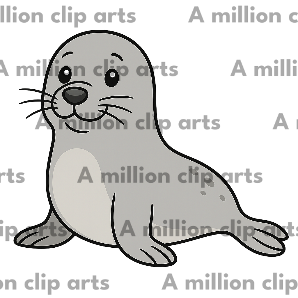 Happy Seal clipart