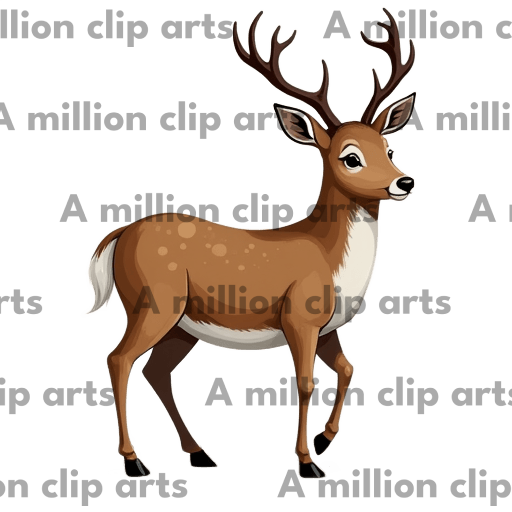 Cartoon Deer clipart