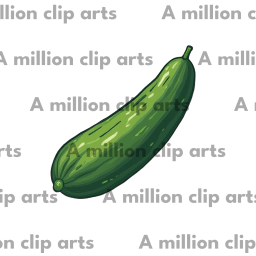 Cucumber Clip clipart