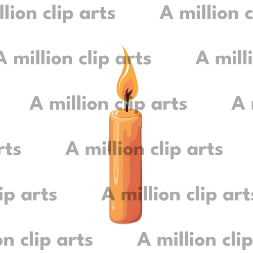 Burning Candle clipart