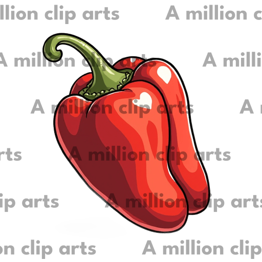 Red Bell Pepper clipart