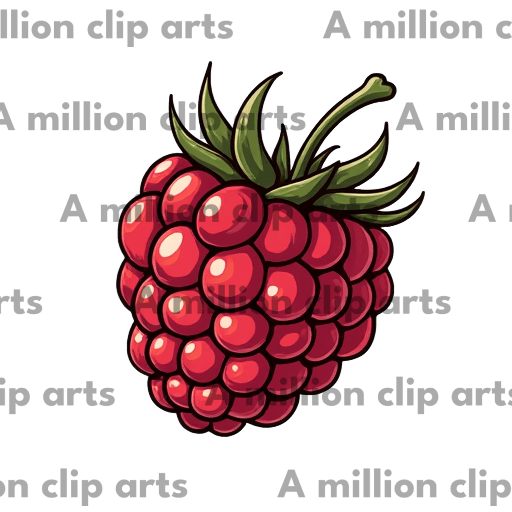 Raspberry Drawing clipart