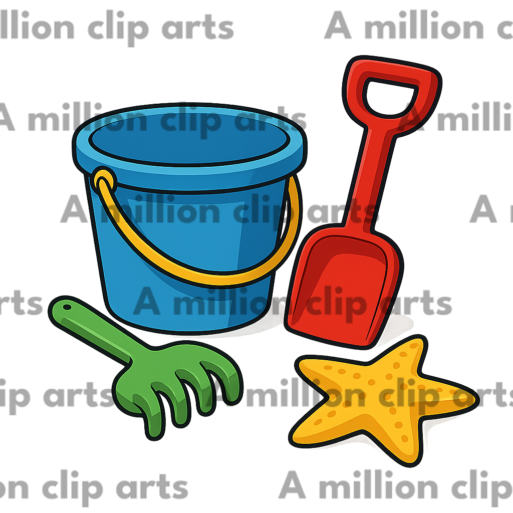 Beach Toys clipart