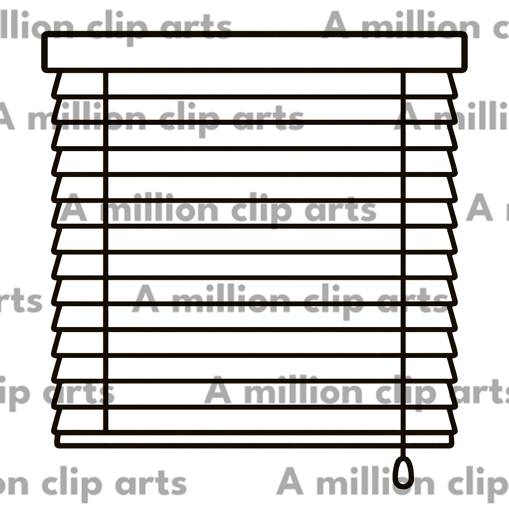 Window Blind clipart